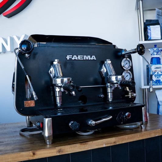 Vintage 1964 Faema E61 Black Commercial Espresso Coffee Machine