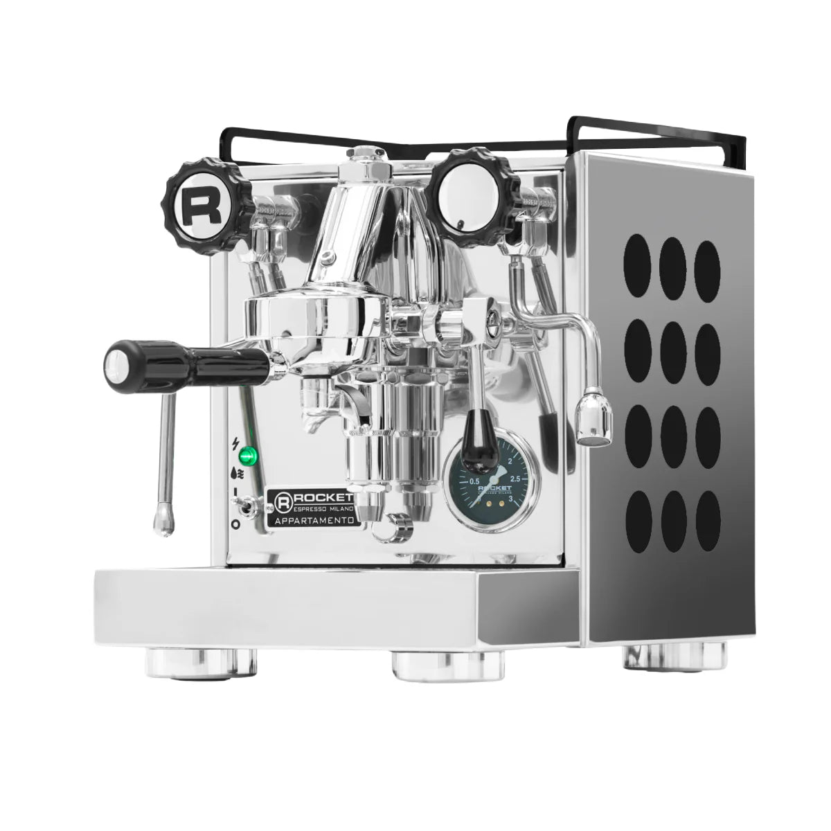 Rocket Appartamento OG Black Coffee Machine & Rocket Faustino Bundle (Includes Free Precision Starter Pack & 250g Elements Blend)