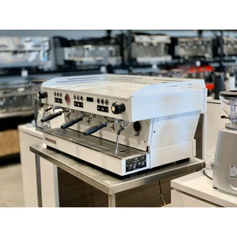 Full Custom White La Marzocco PB Commercial Coffee Machine -