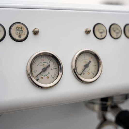 Fully Refurbished La Marzocco FB80 Coffee Machine In Gloss White - Australia - Di Pacci