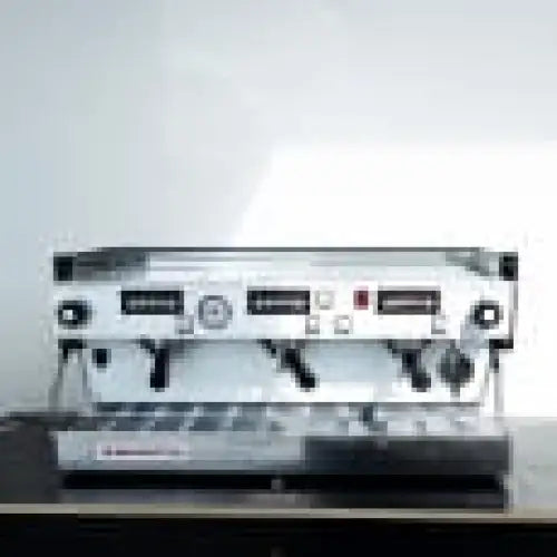Fully Serviced White LM Linea 3 Group Commercial Coffee