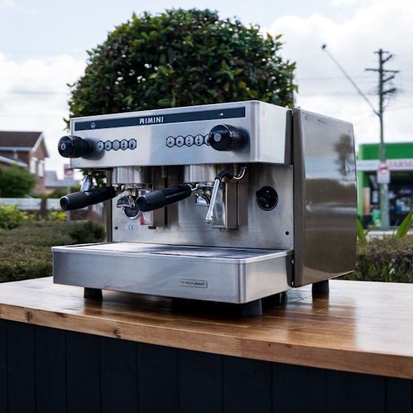 Futurmat Rimini 2 Group Compact Coffee Machine – 10 Amp - Australia - Di Pacci