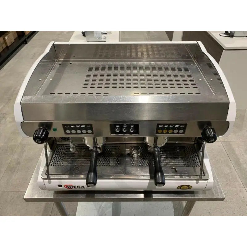 Great Looking Wega Polaris Two Group Commercial Coffee