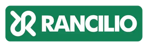 Green rectangular logo with white ’RANCILIO’ text and a stylized design element.