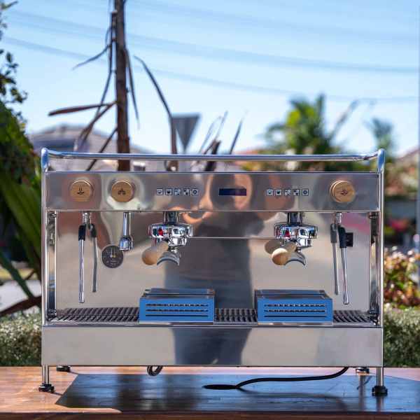 Hand Made 2 Group Commercial Coffee machine Tall Cup Shot Timers & PID - Australia - Di Pacci