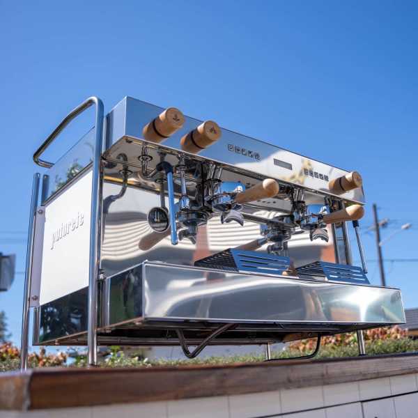 Hand Made 2 Group Commercial Coffee machine Tall Cup Shot Timers & PID - Australia - Di Pacci