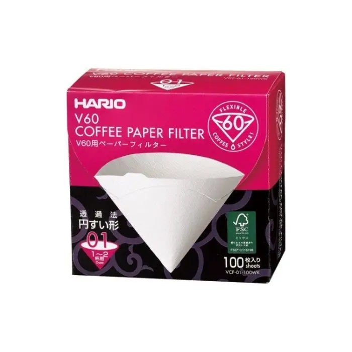 Hario V60 paper filter 01 - 100pk - ALL