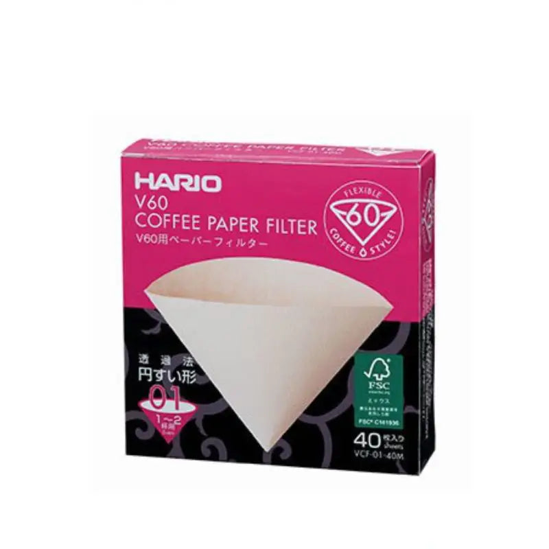 Hario V60 paper filter - 40pk - ALL