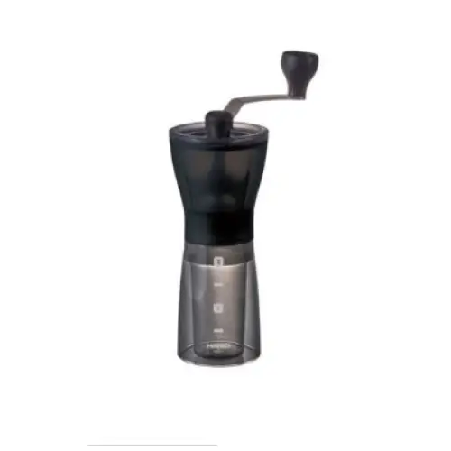 Hario Mini Coffee Mill Plus - Transparent Black