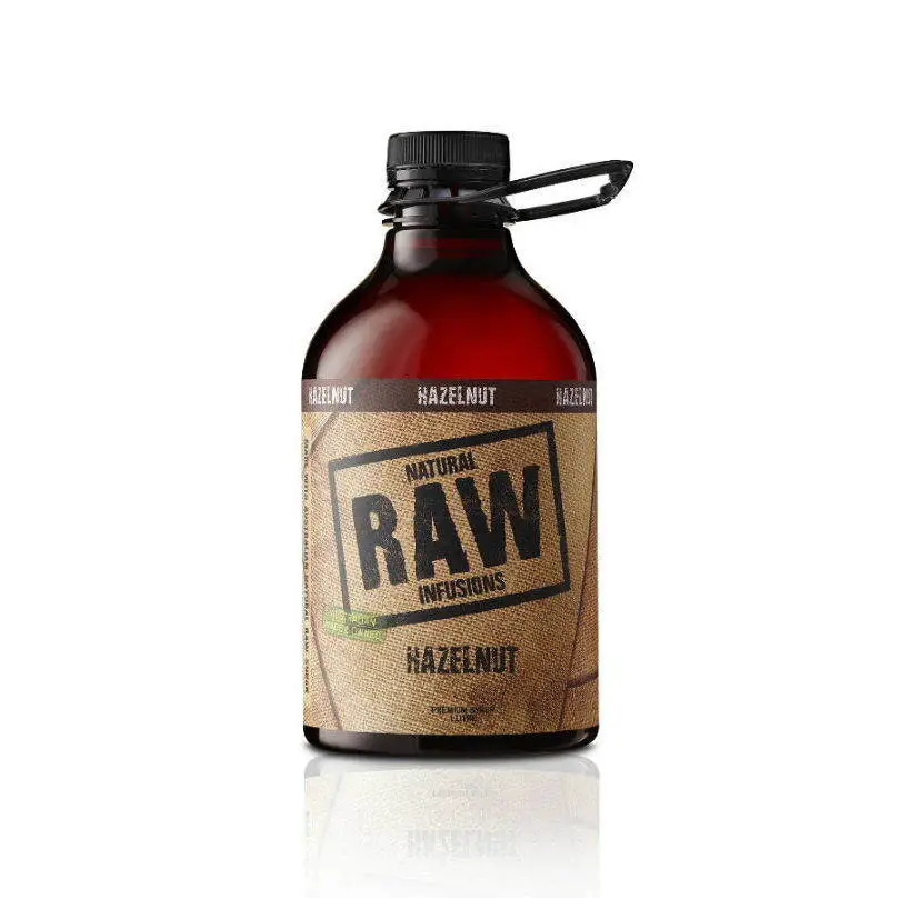 Hazelnut RAW Syrup - 1L Bottle - ALL