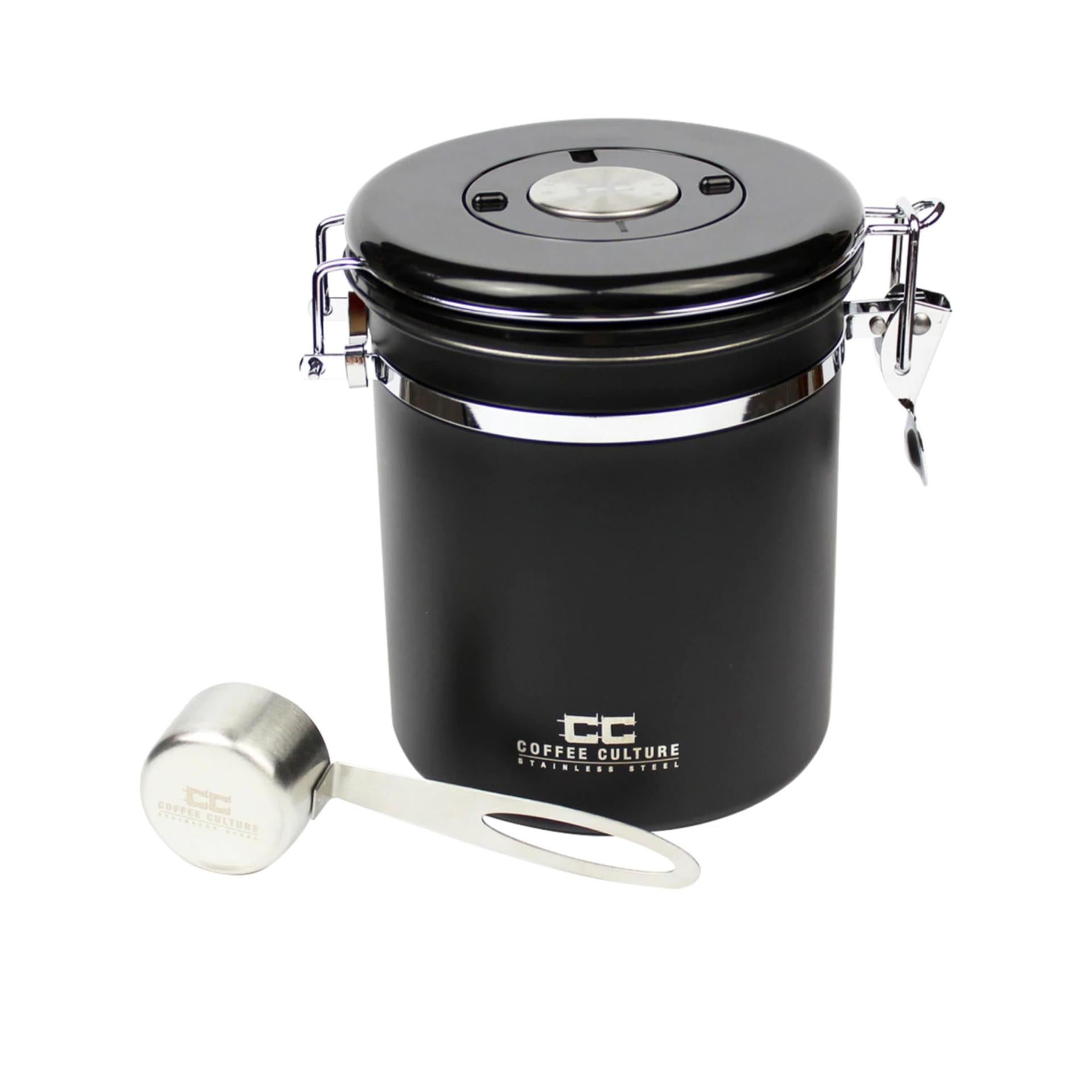 Coffee Culture Coffee Canister Medium - Black