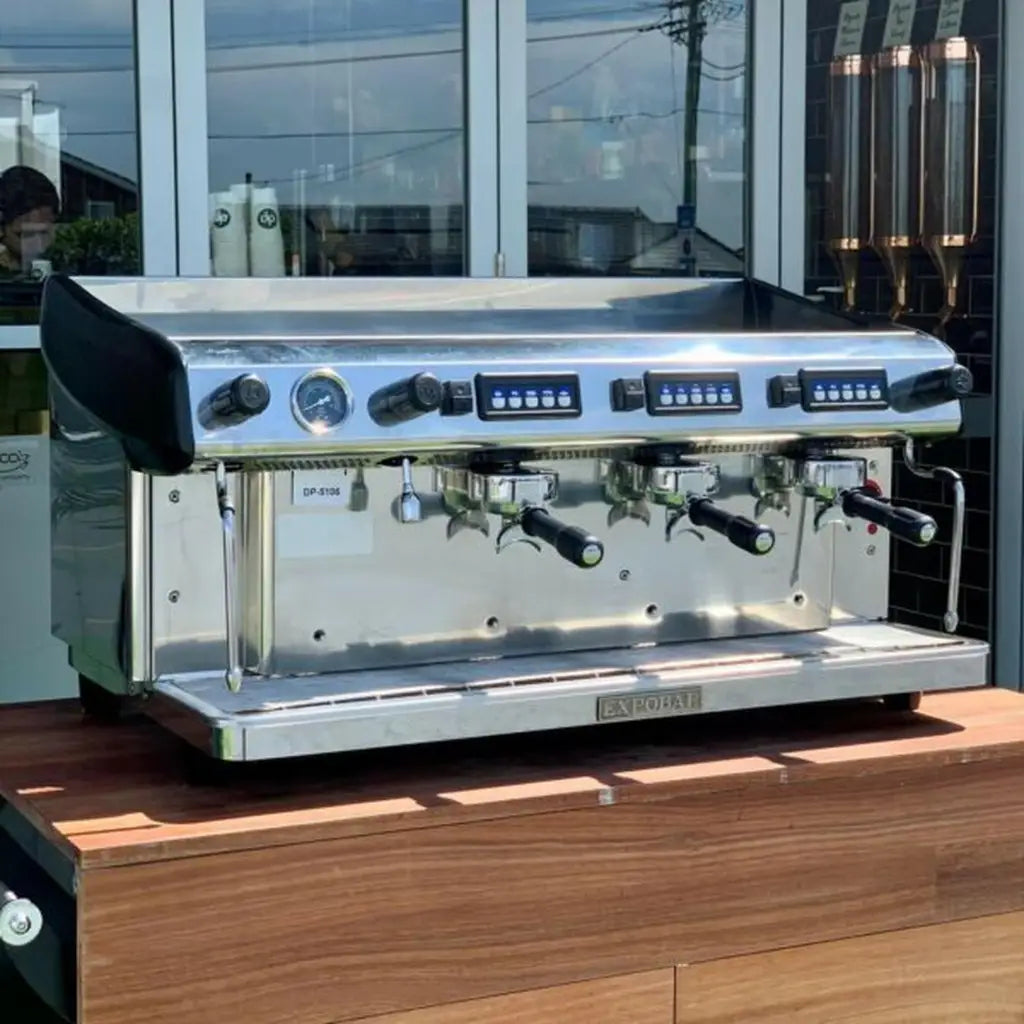 Immaculate 3 Group Expobar High Cup Commercial Coffee