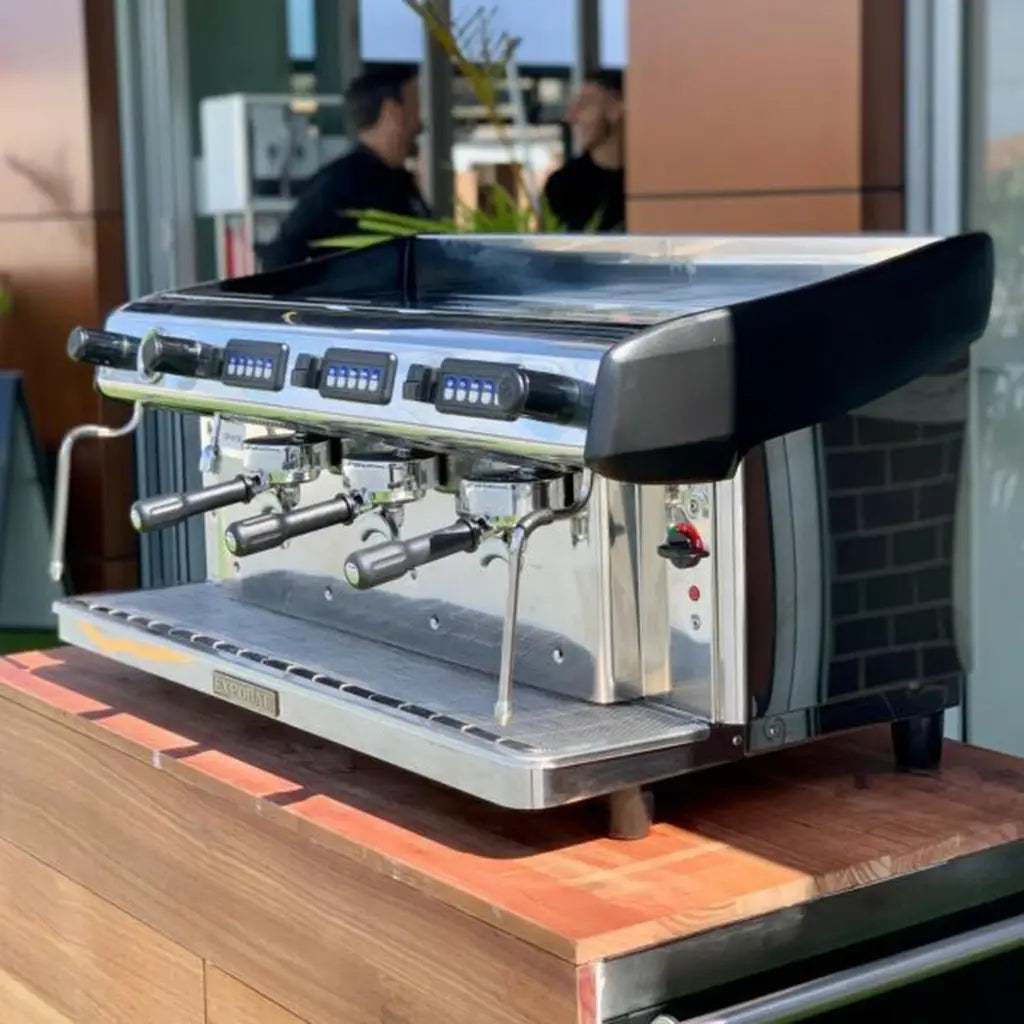 Immaculate 3 Group Expobar High Cup Commercial Coffee