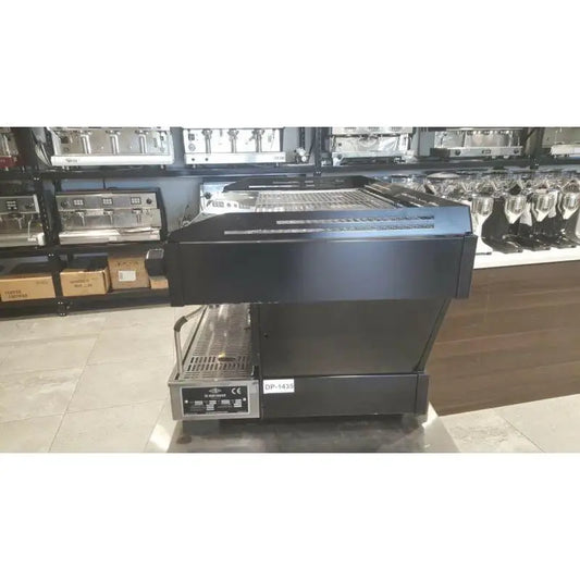 Immaculate Black 3 Group La Marzocco PB Commercial Coffee