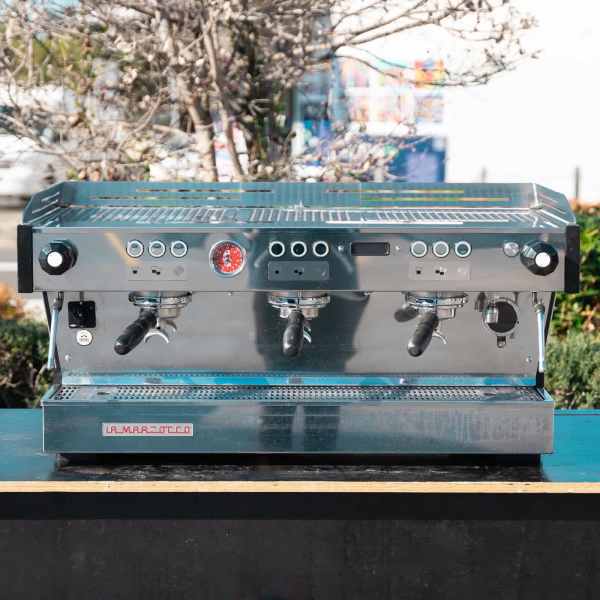 Immaculate Late Model 3 Group La Marzocco PB Commercial Coffee Machine - Australia - Di Pacci