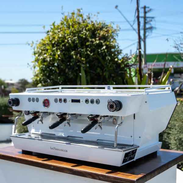 Immaculate Pre Loved 3 Group La Marzocco KB90 AV Coffee Machine - Australia - Di Pacci