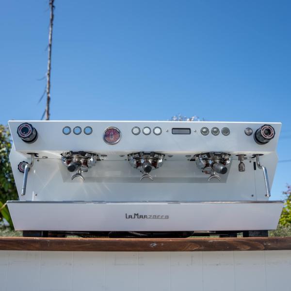 Immaculate Pre Loved 3 Group La Marzocco KB90 AV Coffee Machine - Australia - Di Pacci