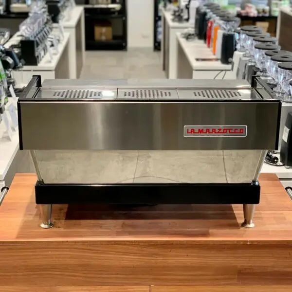 Immaculate Pre Owned 3 Group La Marzocco Linea High Cup