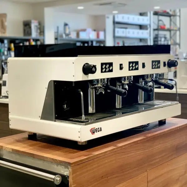 Immaculate Used 3 Group Wega Commercial Coffee Machine In