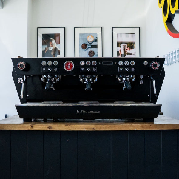 Pre-Loved 3 Group La Marzocco KB90 ABR Matte Black Coffee Machine