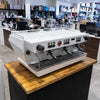 Refurbished La Marzocco KB90 ABR 3 Group Gloss White Coffee Machine