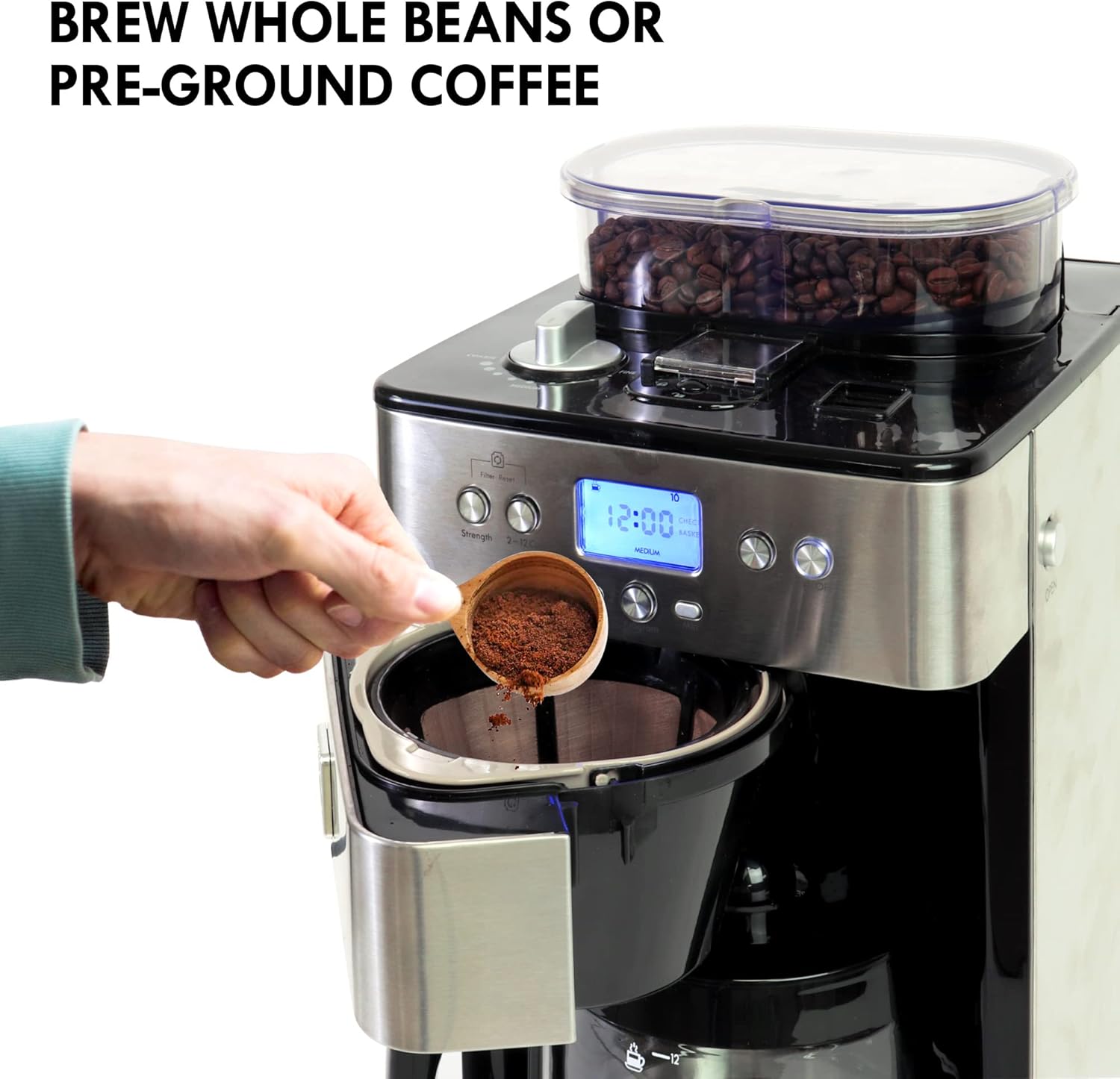 Kenmore Elite Grind & Brew Drip Coffee Maker With Burr Grinder - Australia - Di Pacci