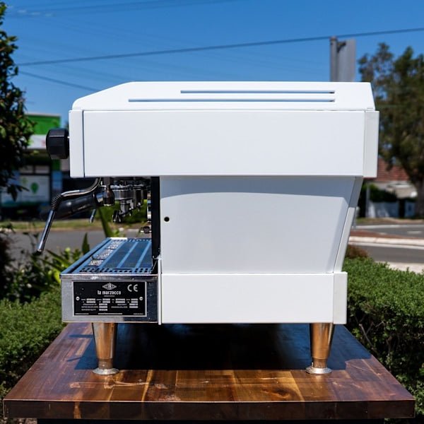 Late Model Pre - Loved 3 Group La Marzocco PB – Tall Cup | Gloss White - Australia - Di Pacci