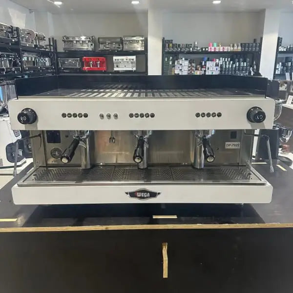 Late Model Wega Pegaso 3 Group High Cup Coffee Machine