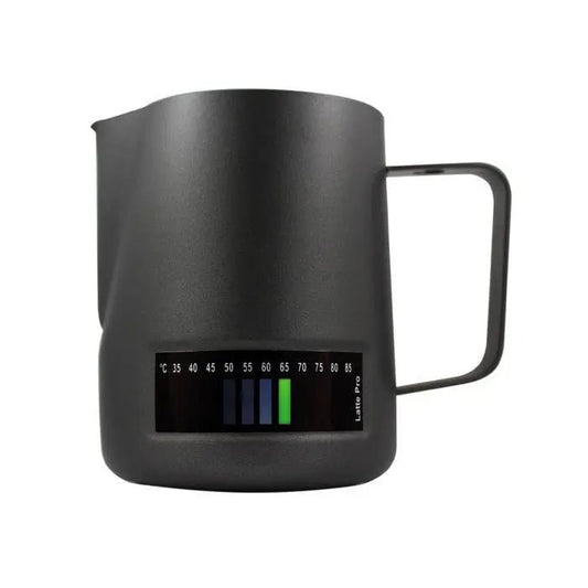 Latte Pro Milk Jug - Black - 600ml - Australia - Di Pacci