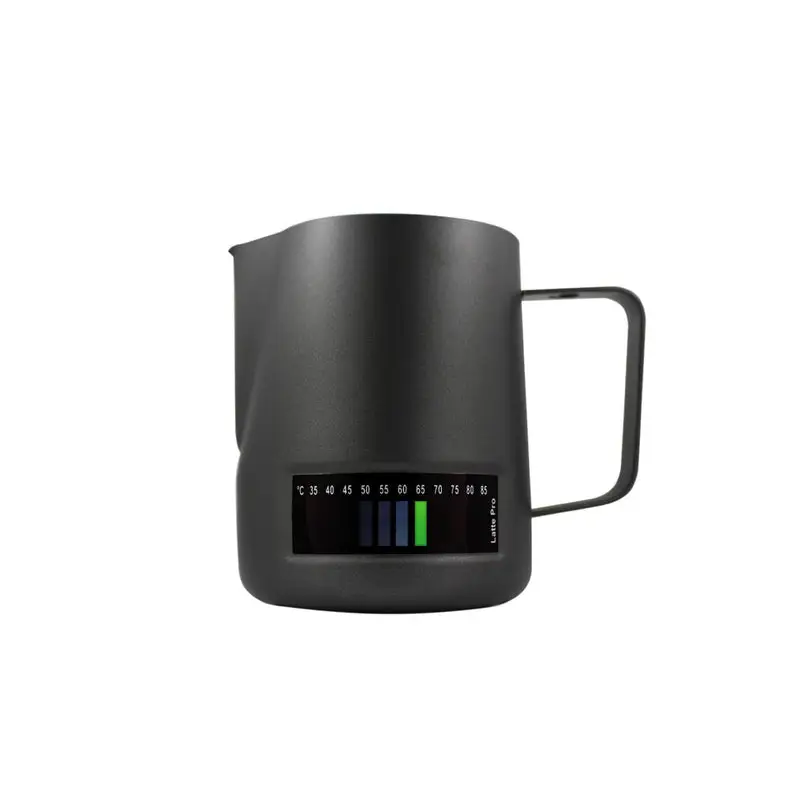 Latte Pro - Professional Milk Frothing jug (Small) - Black /