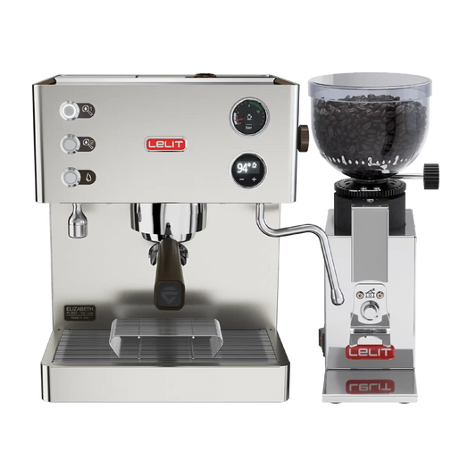Lelit Elizabeth + Lelit Fred with Free Precision Accessories + 250g Coffee - Australia - Di Pacci
