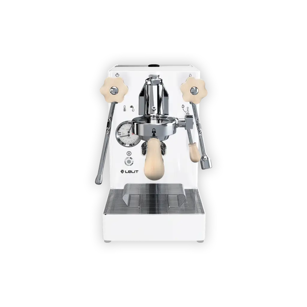 Lelit Mara X V2 Espresso Coffee Machine - White / Maple /