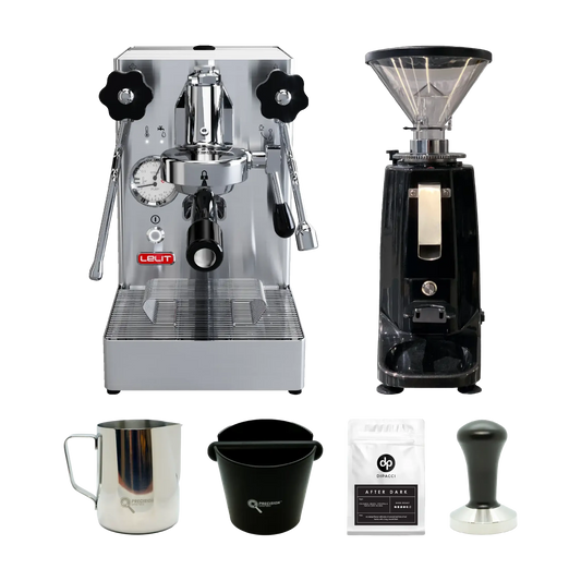 Lelit Mara X V2 Stainless Steel + Black GSP Package - Australia - Di Pacci