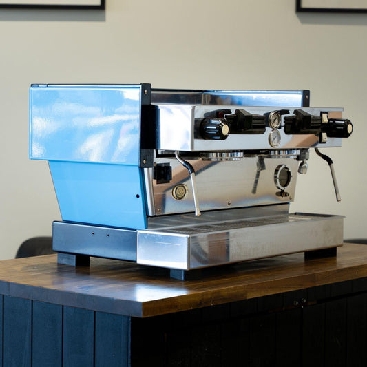 Pre-Loved La Marzocco Linea Classic MP 2 Group Ocean Blue