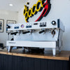 Late Model La Marzocco Linea PB 3 Group White Tall Cup Machine