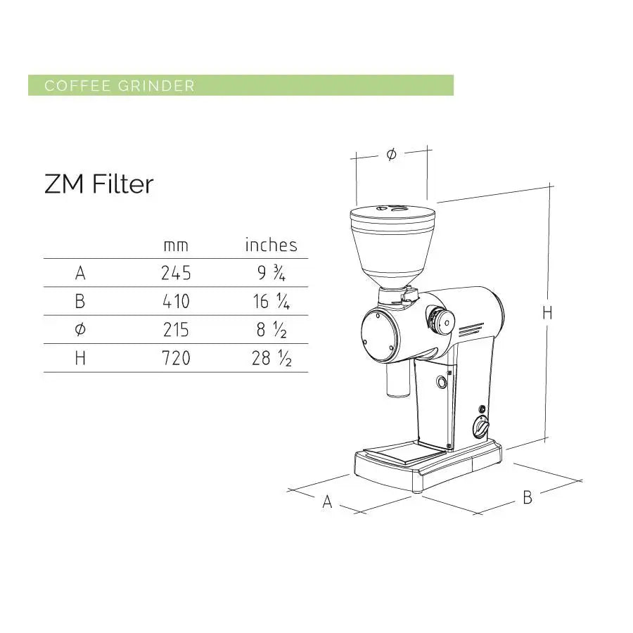 Mazzer ZM Filter Grinder - ALL