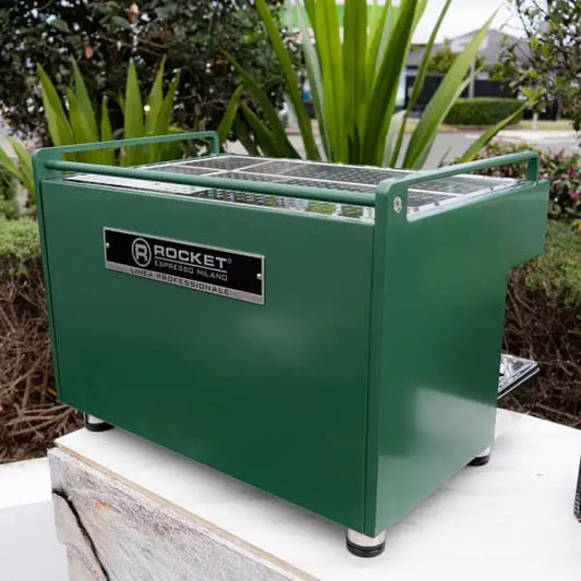 New Custom 2 Group 15 Amp Rocket Boxer Commercial Coffee