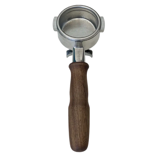 Pesado Double Spout Portafilter with Specht Walnut Handle -
