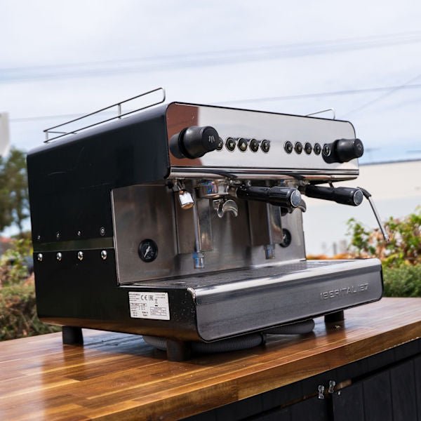Pre Loved 10 amp Iberital IB7 2 Group Compact Commercial Coffee Machine - Australia - Di Pacci