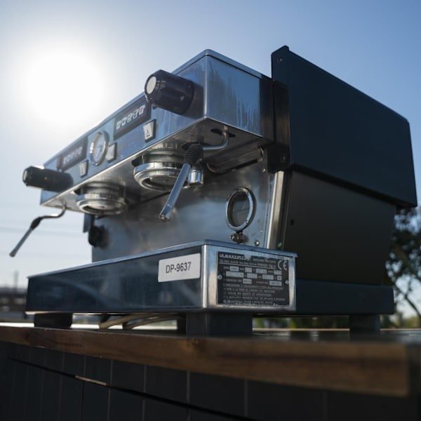 Pre Loved 2 Group La Marzocco Linea AV in Black Coffee Machine - Australia - Di Pacci