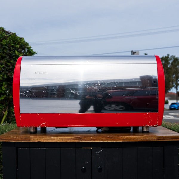 Pre Loved 3 Group Tall Cup Astoria Pearla In Red - Australia - Di Pacci