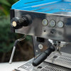 Pre Loved Aqua Blue 3 Group La Marzocco PB Commercial Coffee Machine - Australia - Di Pacci