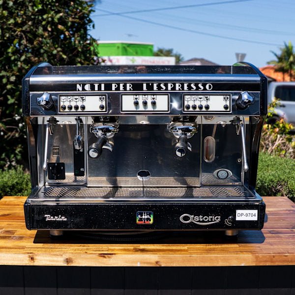 Pre - Loved Astoria Perla 2 Group Coffee Machine – Tall Cup | Black - Australia - Di Pacci