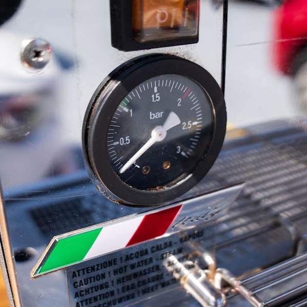 Pre Loved Carimali Pratica 2 group tall cup 15 amp coffee machine - Australia - Di Pacci