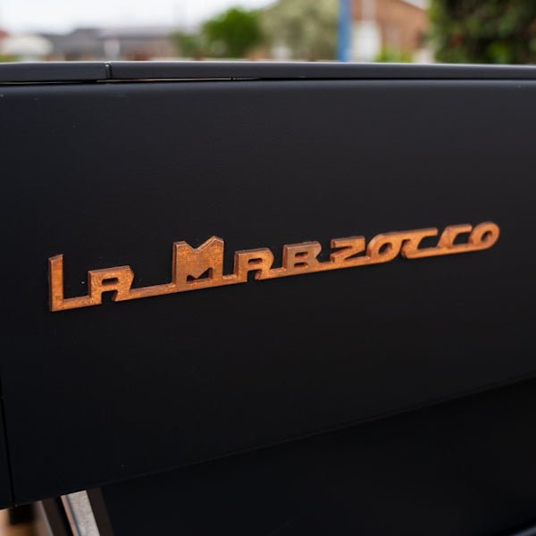 Pre Loved Custom Black La Marzocco Linea Av Commercial Coffee Machine - Australia - Di Pacci