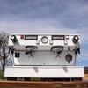 Pre Loved Custom Gloss White 2 Group La Marzocco Linea Coffee Machine - Australia - Di Pacci