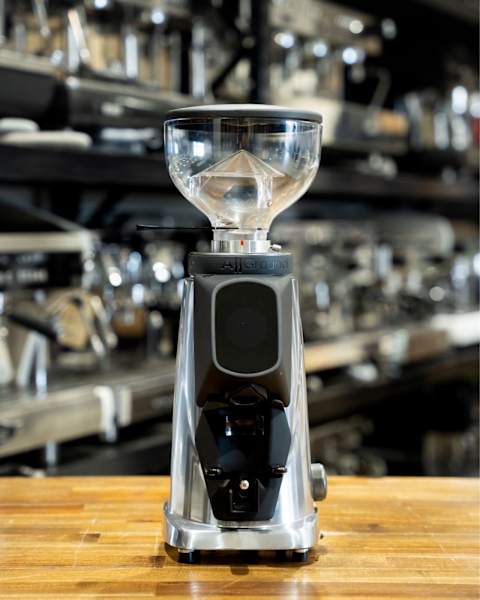 Pre - Loved Fiorenzato AllGround Sense Coffee Grinder – Chrome - Australia - Di Pacci