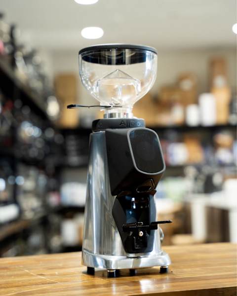 Pre - Loved Fiorenzato AllGround Sense Coffee Grinder – Chrome - Australia - Di Pacci