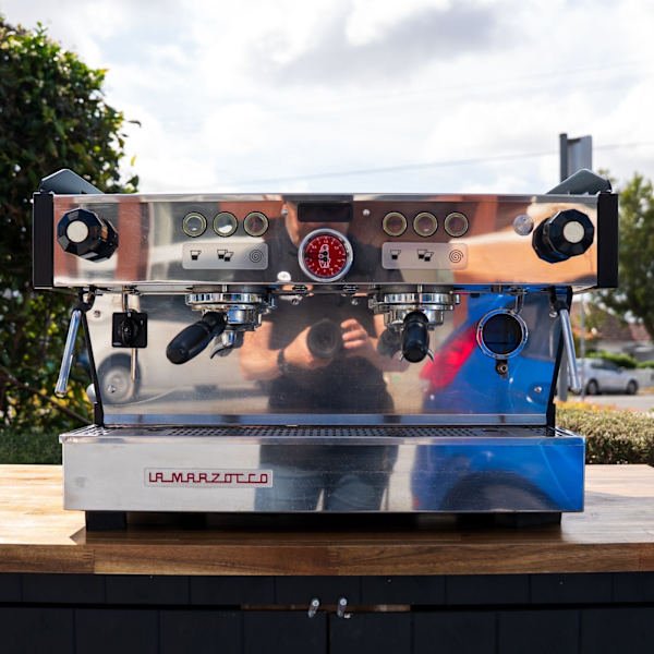 Pre Loved Immaculate 2 Group Custom Black La Marzocco PB - Australia - Di Pacci