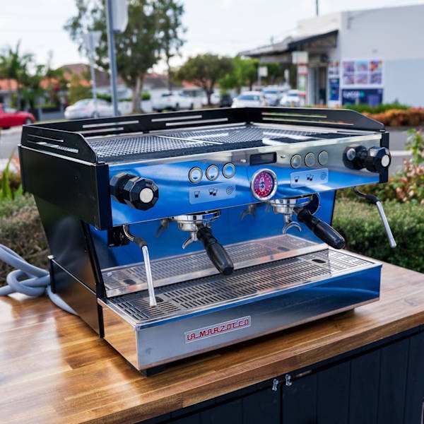 Pre Loved Immaculate 2 Group Custom Black La Marzocco PB - Australia - Di Pacci